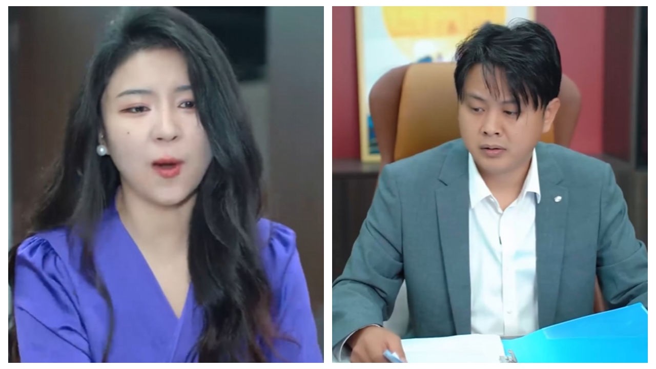 女孩不小心撞到陌生叔叔，意外揭开身世真相，原来眼前人竟是自己的亲生父亲！#搞笑 #正能量剧情 #弘扬正能量