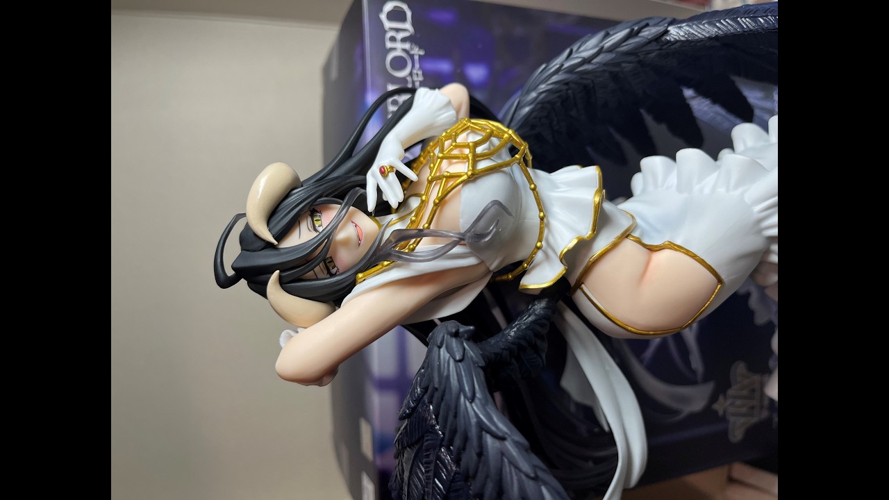 【プライズフィギュア開封動画】オーバーロード　T-most　アルベド　フィギュア　～純白の悪魔ver.～