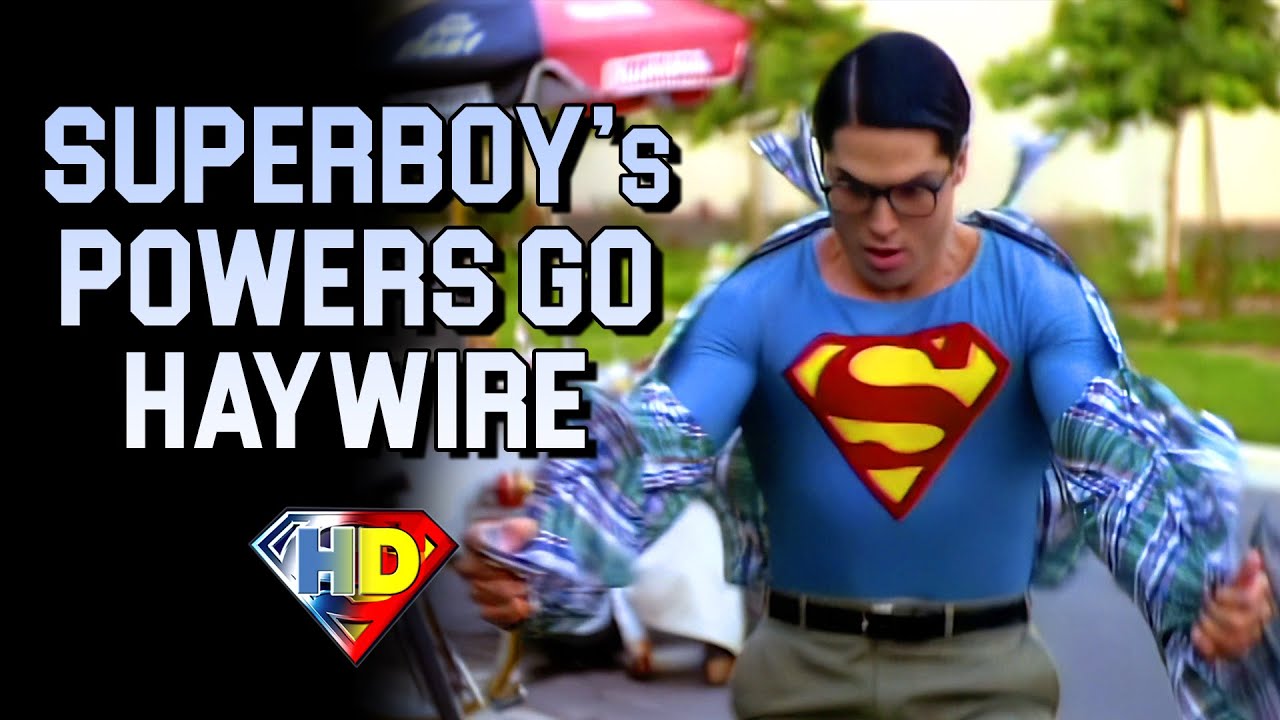 Superboy's Powers Go Haywire (Superboy's Deadly Touch)  Ai-Remastered 4K - Superboy: The Legacy
