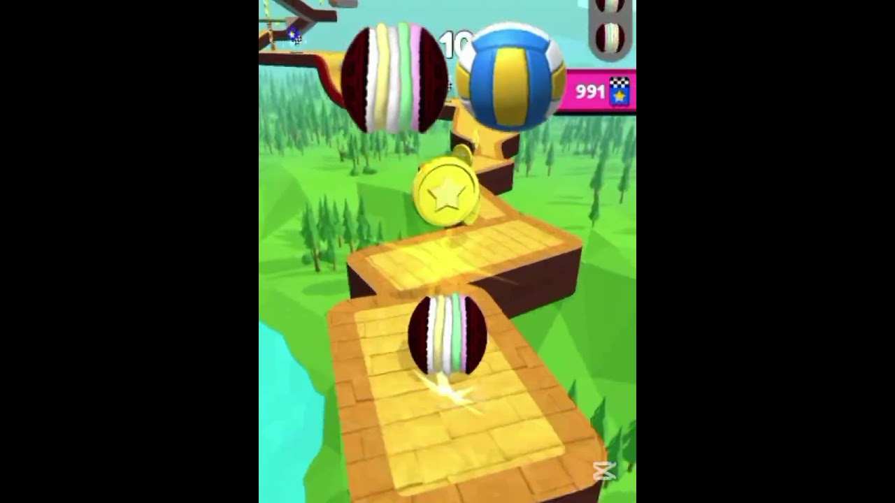 Gameplay 1 Ball Win Challenge Balls Race Gaming Video