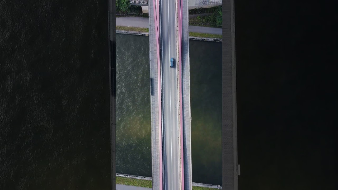 #Drone #4K #Bridge #AerialFootage #Cars #Nature #CinematicDrone #aerialfootage