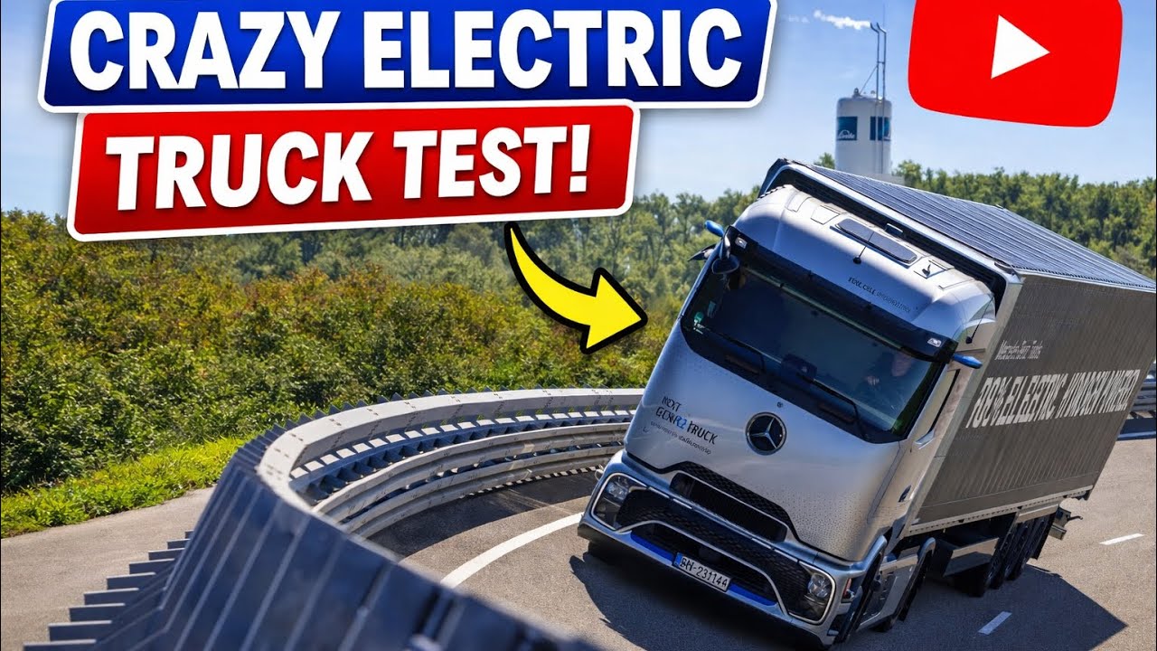 2027 Mercedes-Benz eActros 600 NextGenH₂ Truck &ndash; Hydrogen Fuel Cell Semi, 1,000 km Range 