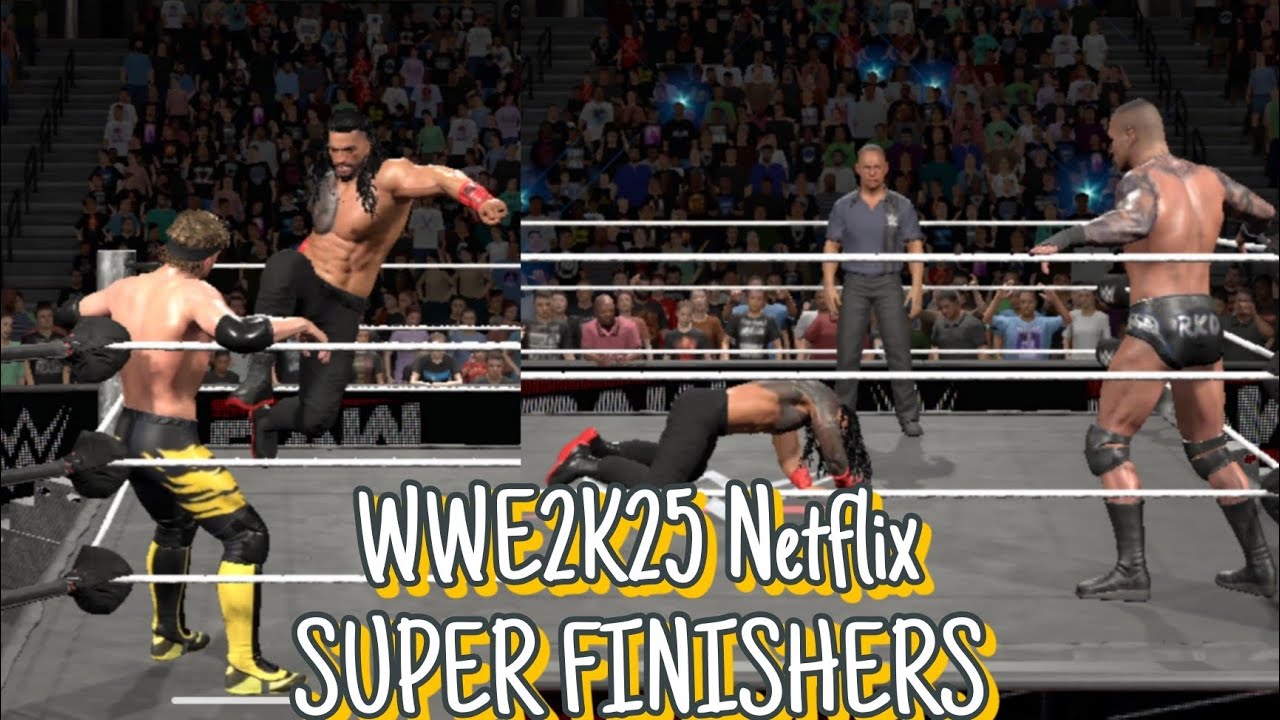 WWE 2K25 Netflix Edition Mobile – Every Superstar’s Super Finisher!