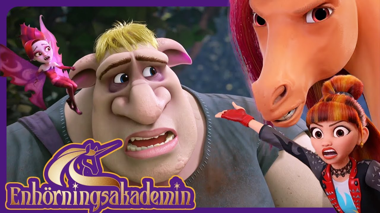 Allt på akademin är så gulligt. Förutom Ogre. | Unicorn Academy Svenska | Tecknad film för barn