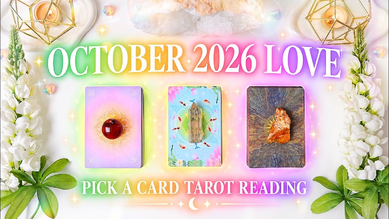 It's here: Your detailed October 2026 love predictions &hearts;️ Tarot Card Reading✨pick a card🔮