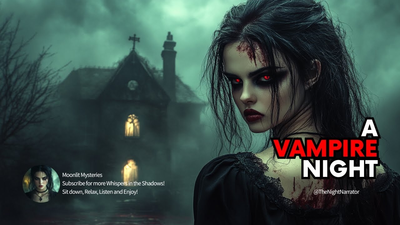 A Vampire Night by The Night Narrator | Gothic Synthwave music for scarry nights #darksynth