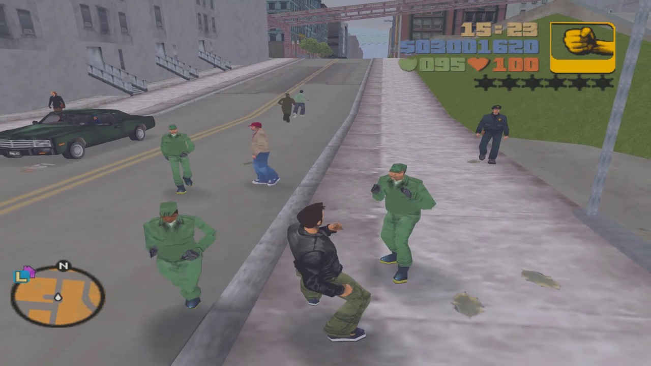 Grand Theft Auto: 3 - Crazy Pedestrians In Sloooooooooooow-Moooooooootion