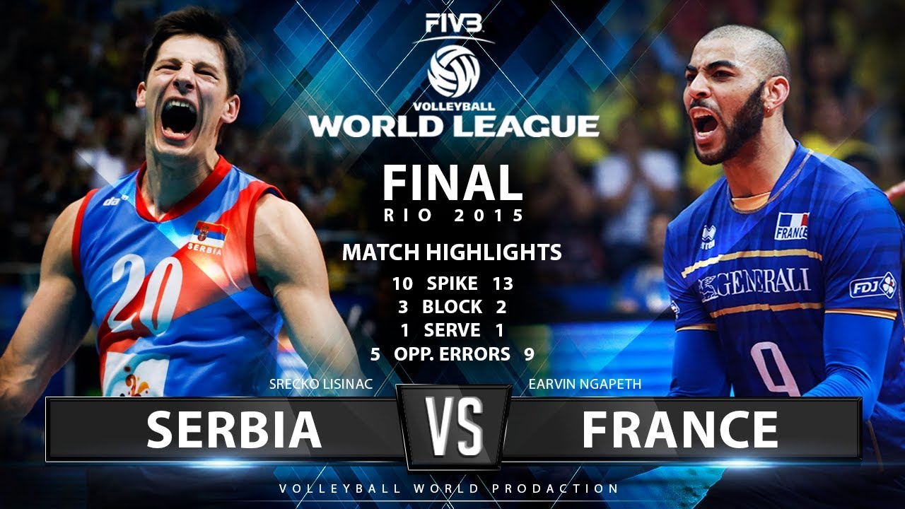 Serbia vs France | Final 2015 FIVB Volleyball World League