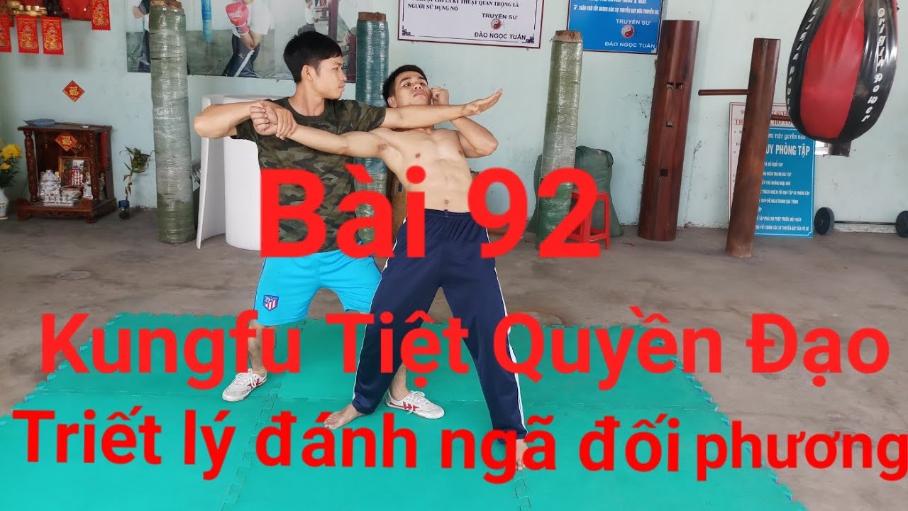KungFu Tiệt Quyền Đạo triết lý đáng ngã đối thủ(bài 92)