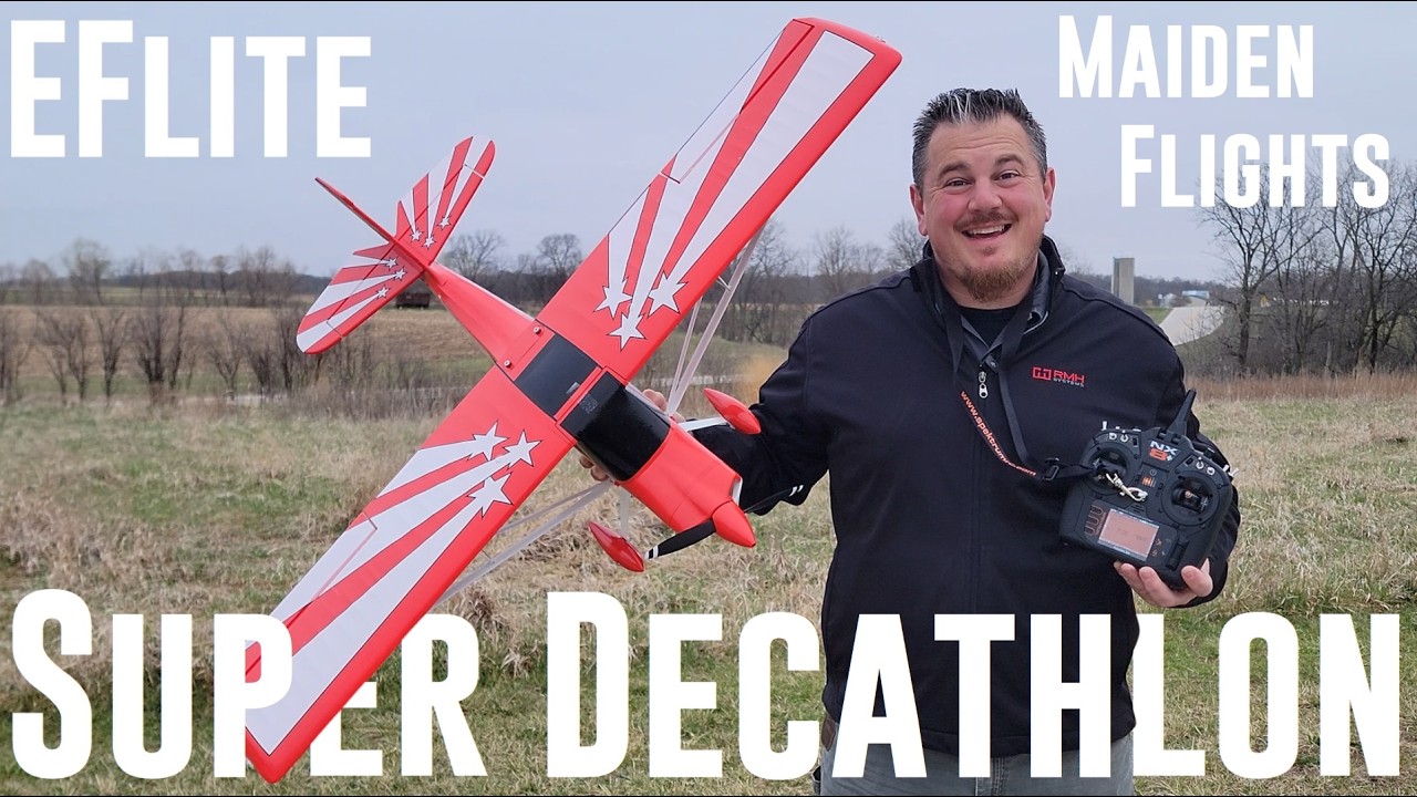 E-flite - Super Decathlon - 1.2m - Maiden Flight