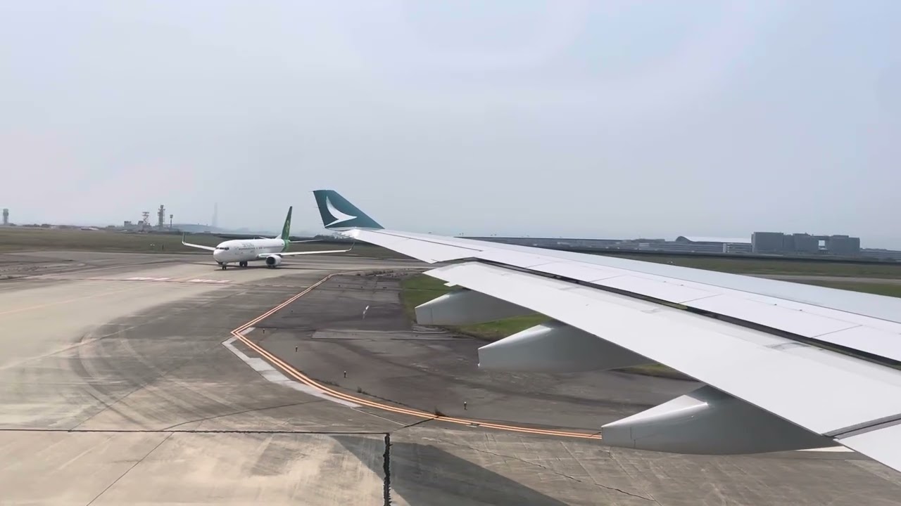 キャセイパシフィック航空 A330 関西空港 離陸🛫