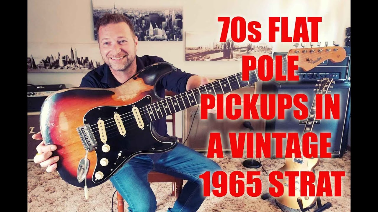 1970s FLAT POLE PICKUPS TESTED IN A 1965 STRATOCASTER