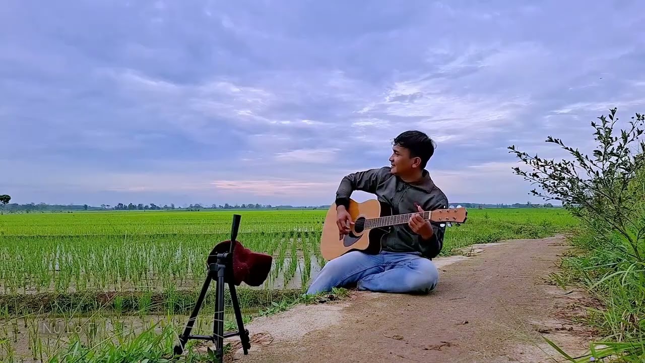 Quiet Dusk | No AI | Lo-Fi Guitar Under the Evening Sky 🌅🎸 Relax, Study & Sleep