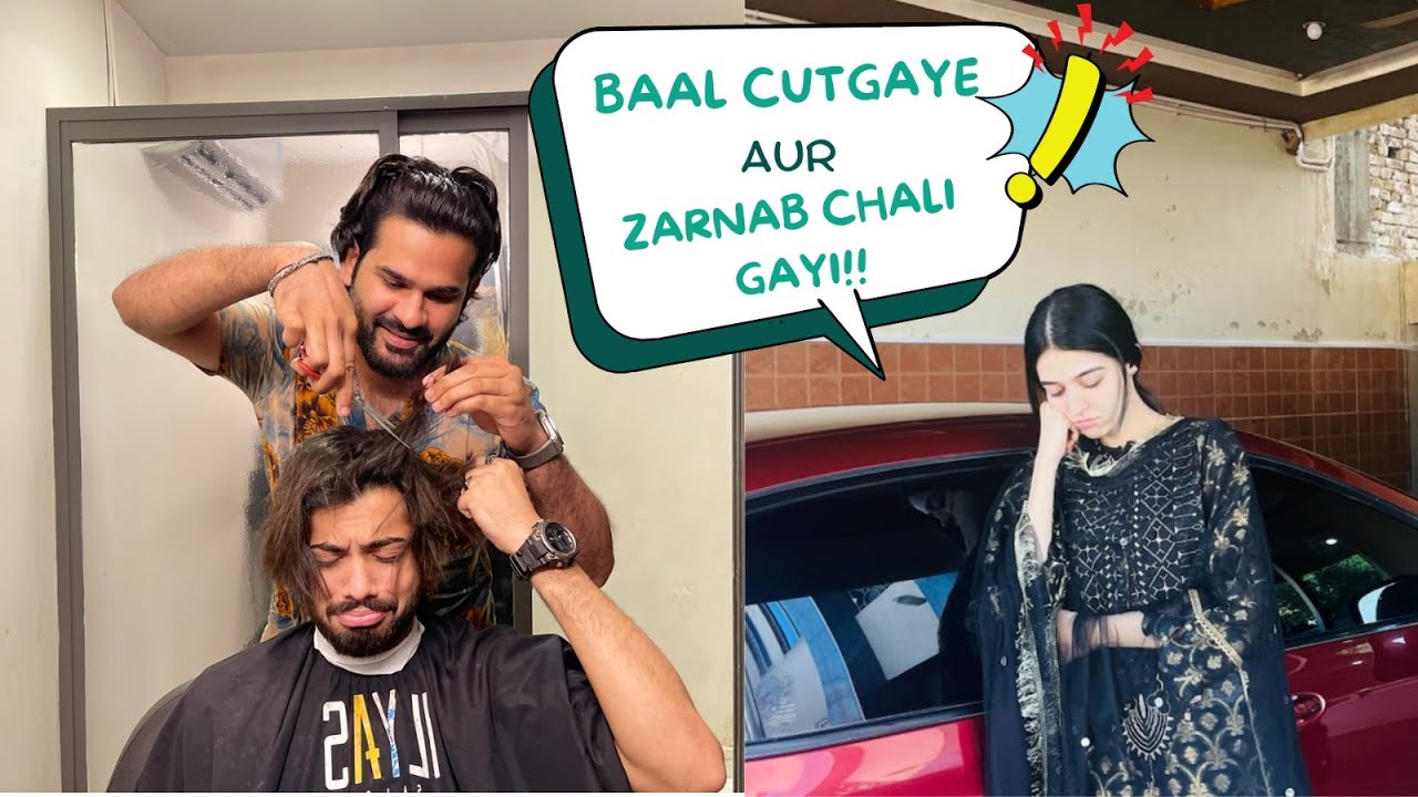 Baal Cut Gaye aur Zarnab Chali Gayi Punjab Chor Ke | ZARAIB | Laraib Khalid | Zarnab Fatima