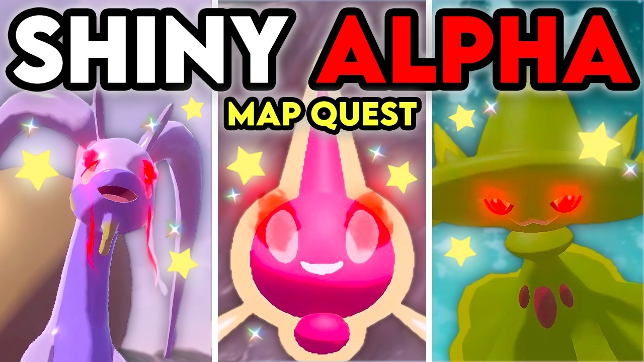 My UNLUCKIEST Shiny Alpha Map Quest EVER..