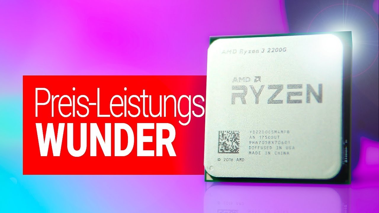Diese CPU zerreisst ALLES!! Preis-Leistung PUR | Ryzen 3 2200G TEST