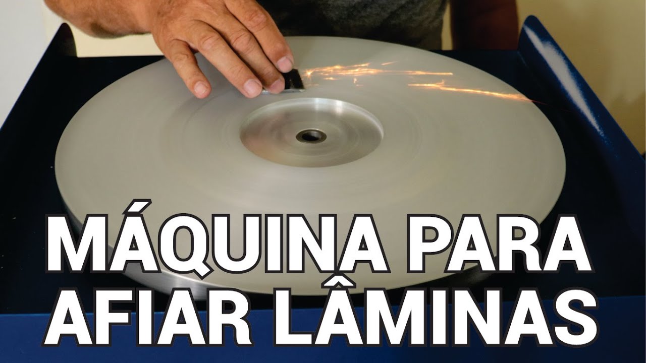 COMO AFIAR LÂMINAS DE TOSA/ Usando uma máquina profissional MFB PET.