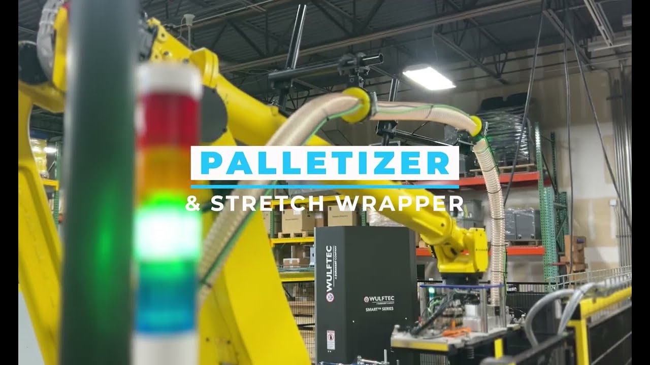 Seamless End-of-Line Automation: Palletizing & Wrapping