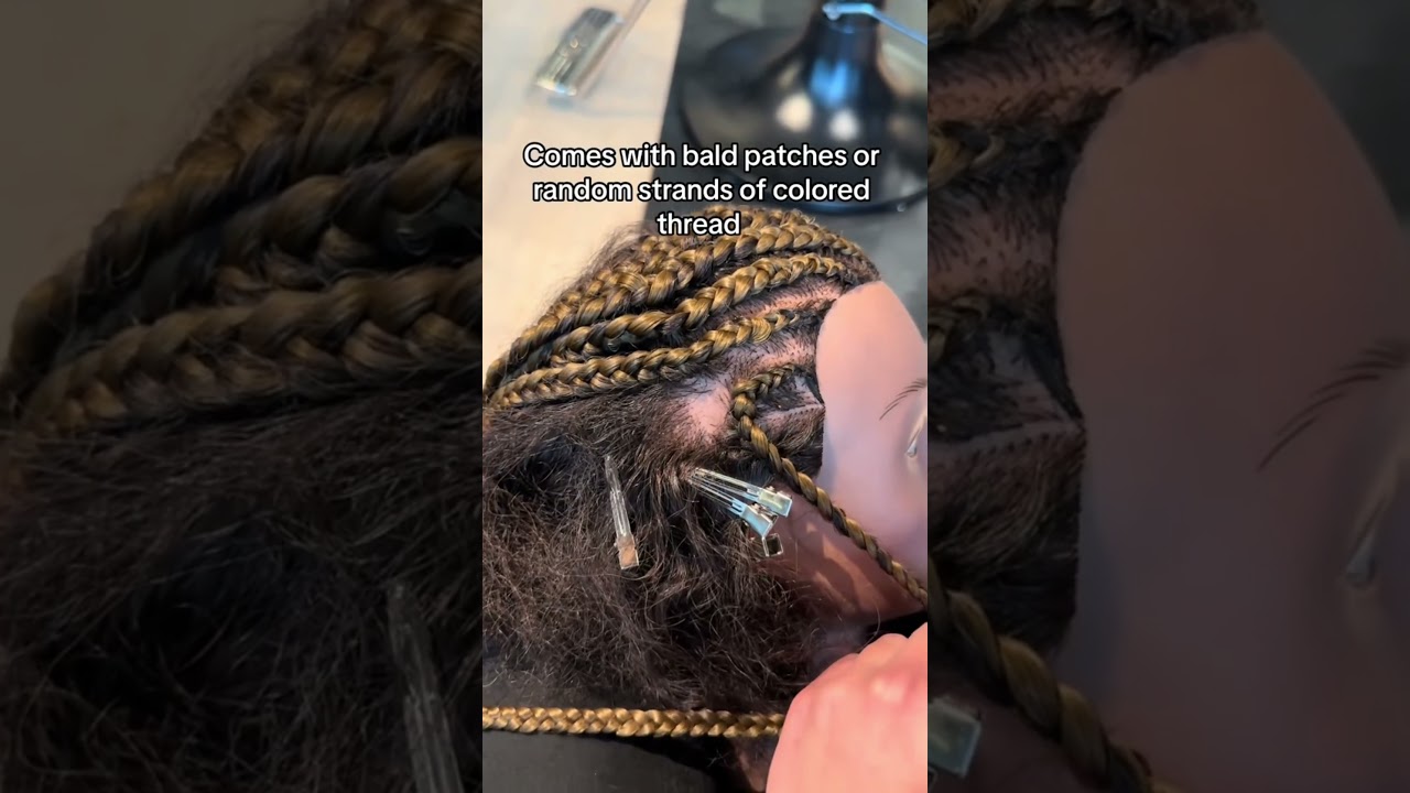 pov you practice on a mannequin head #beautyschool #hairstyle #haircare #cosmetology #relatable