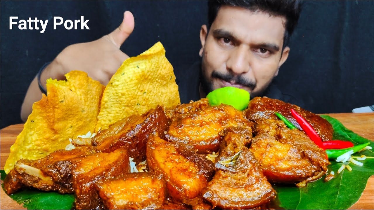 SPICY 🥵 Fatty Pork Ribs Curry Mukbang Northeast Style #Seater