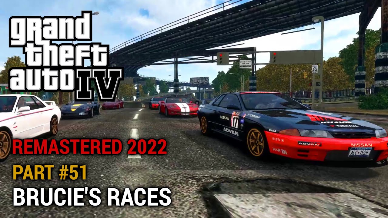 GTA 4 Remastered 2022 Part 51 - Brucie's Races [Genetically Superior Achievement / Trophy]