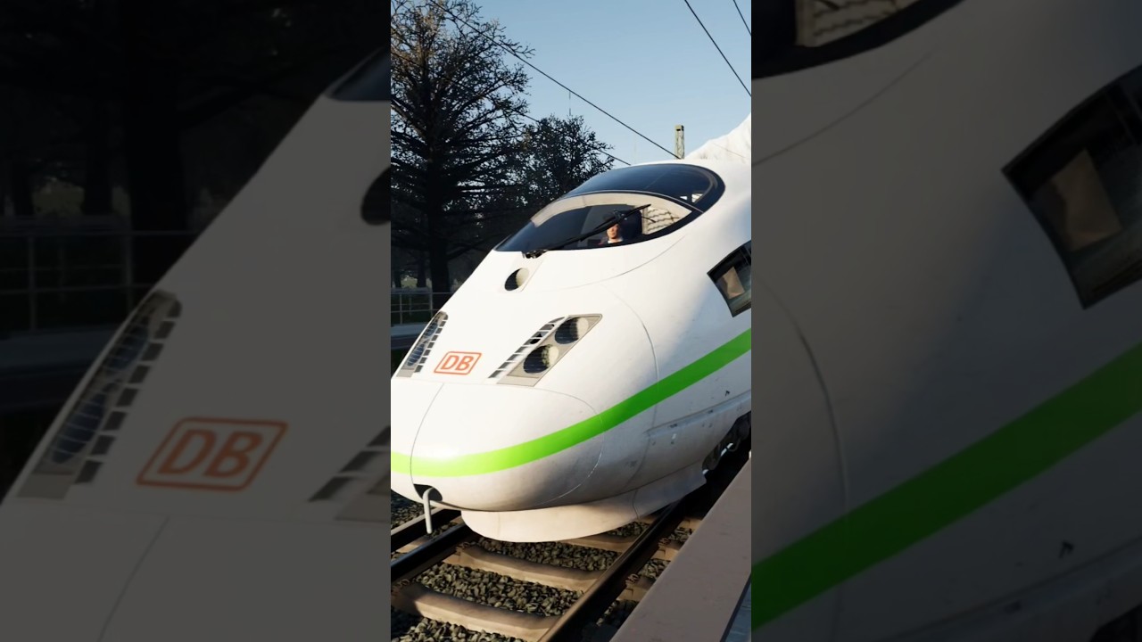 ICE 3 Abfahrt in TSW5 mit Soundmod von @Myron0117 #videogames #trainsimworld #shorts  #deutschebahn