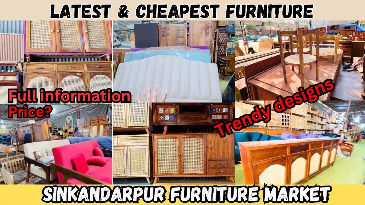 Cheapest Furniture Market with latest designs | Sikanderpur Furniture Market | Bed, Sofa, Home Decor