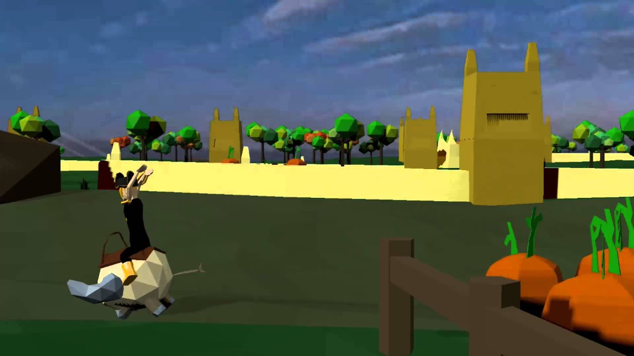 Animation 3D Temps R&eacute;el - Cwoque la Cawotte