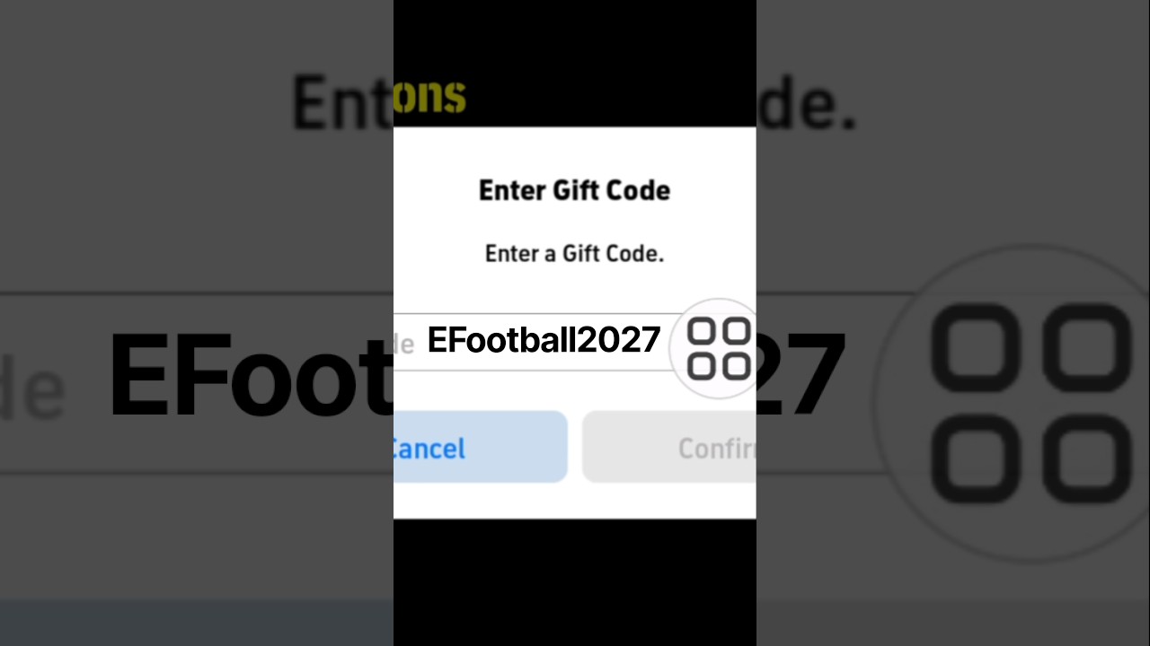 NEW eFootball 2027 Gift Code #efootball #efootball2027 #youtubeshorts #trending #ytshorts #youtube