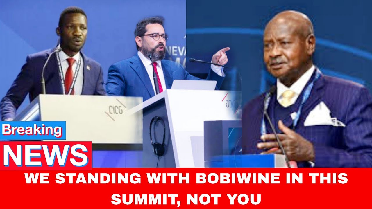 BREAKING NEWS: GENEVA SUMMIT RECEIVES BOBIWINE FROM HIDING, AS GEN. MUSEVENI FACES FRESH SCRUTINY 🔥