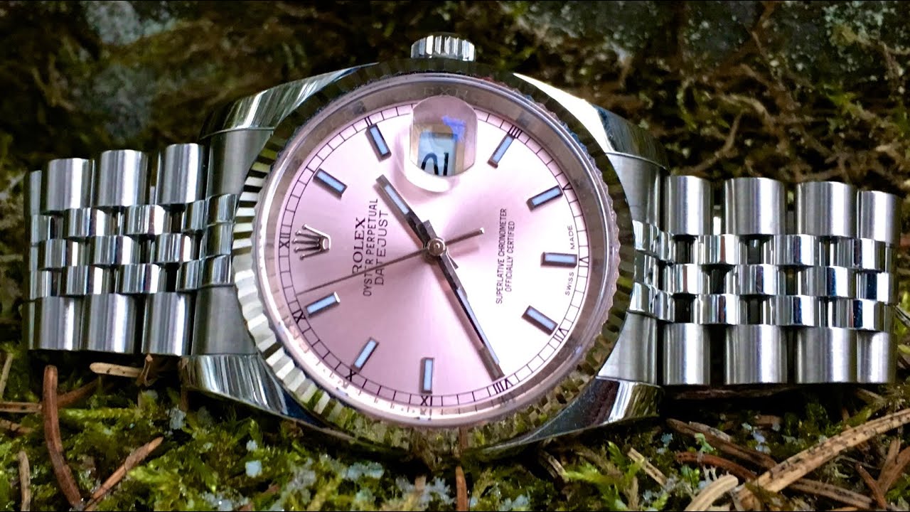 Pink Rolex Datejust