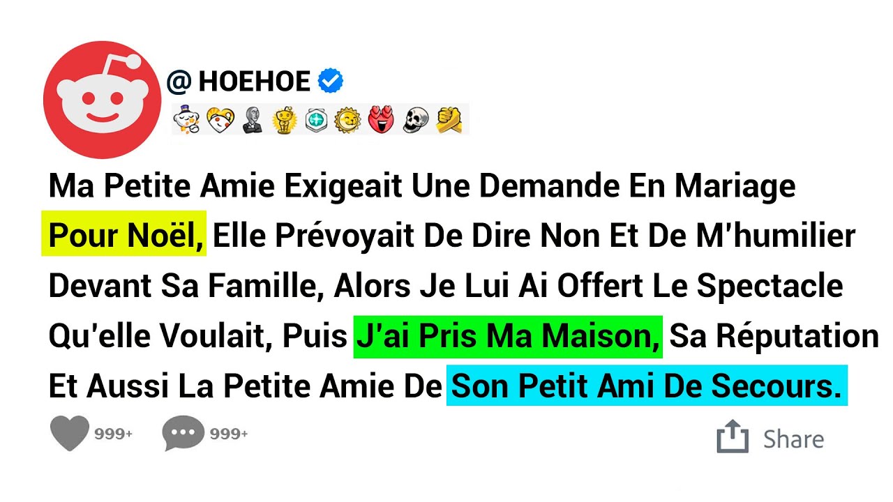 Ma Petite Amie Exigeait Une Demande En Mariage Pour Noël, Elle Prévoyait De Dire Non Et De...