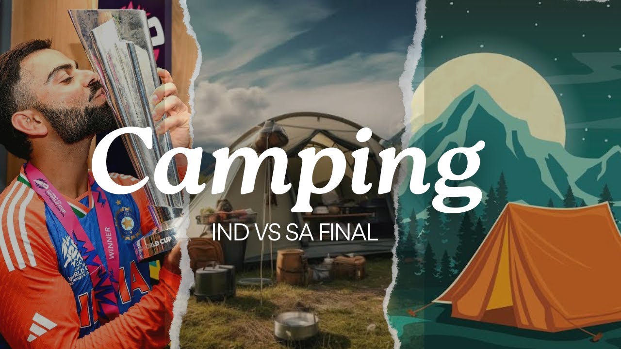 CAMPING 🏕️ IN THE WOODS OF AUSTRALIA | INDIAN WON T20 WORLD CUP 🏆 |