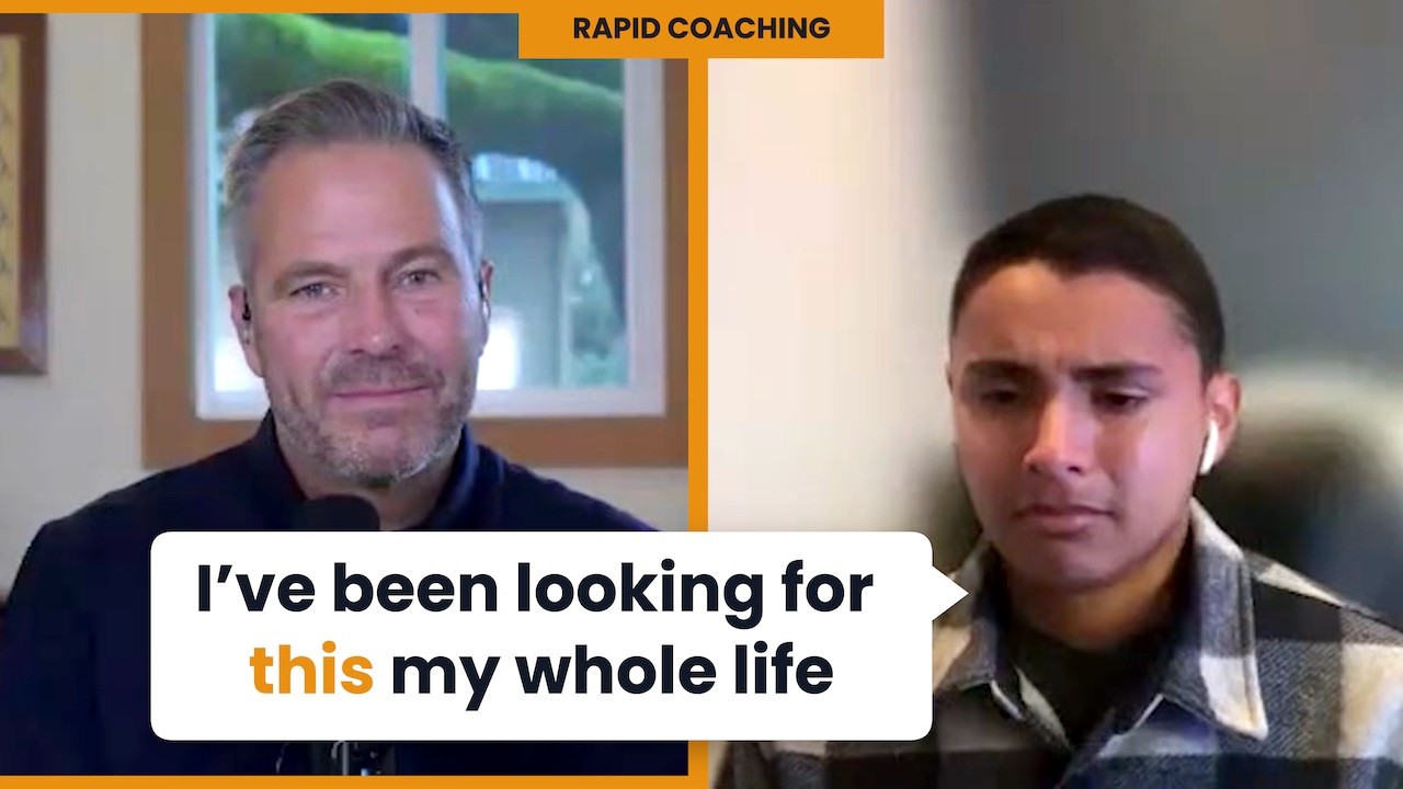 His Unhappiness Story Dissolved in 14 Minutes (Coaching with Joe)