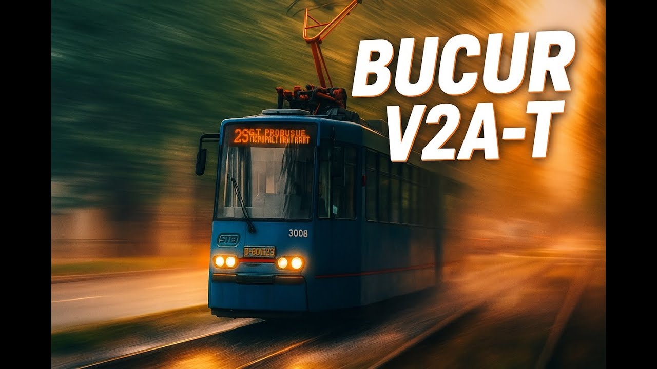 Bucur V2A T – Bucharest’s Home Built Tram That Refused to Retire Made in Bucharest
