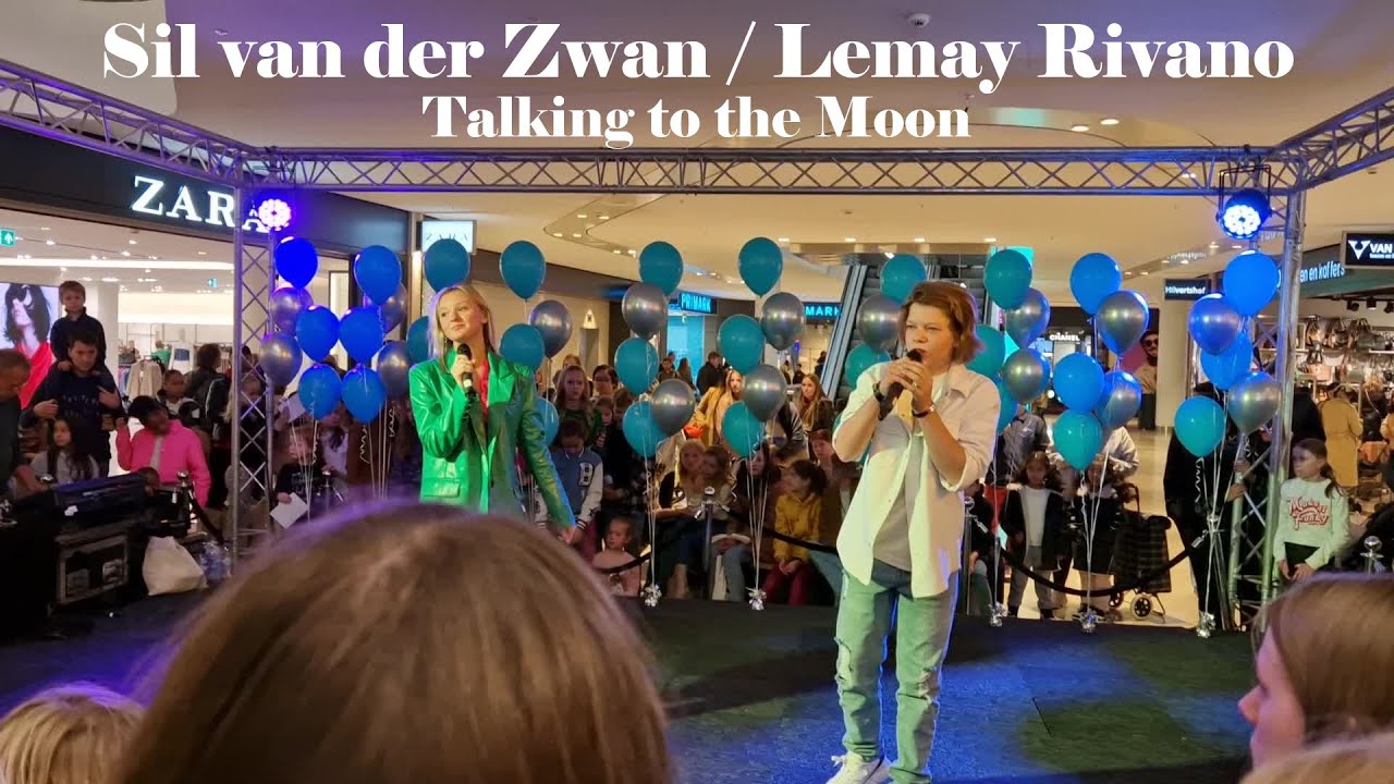 Sil van der Zwan / Lemay Rivano - Talking to the Moon (live optreden in Hilvertshof te Hilversum)