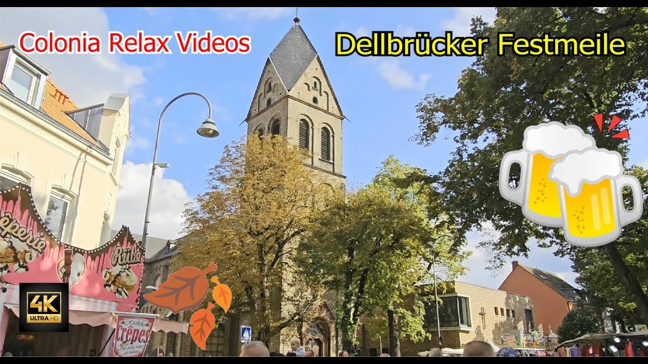 Köln / Cologne  Dellbrücker Festmeile 2023 [4K] Walk Straßenfest Germany / Deutschland