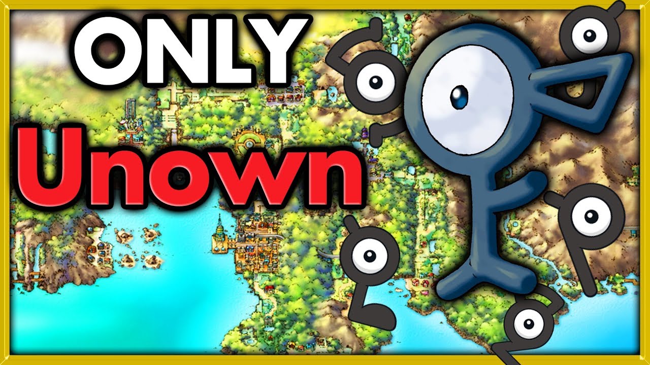 Can I Beat Pokemon Gold with Only Unown? 🔴 Pokemon Challenges ► NO ITEMS IN BATTLE