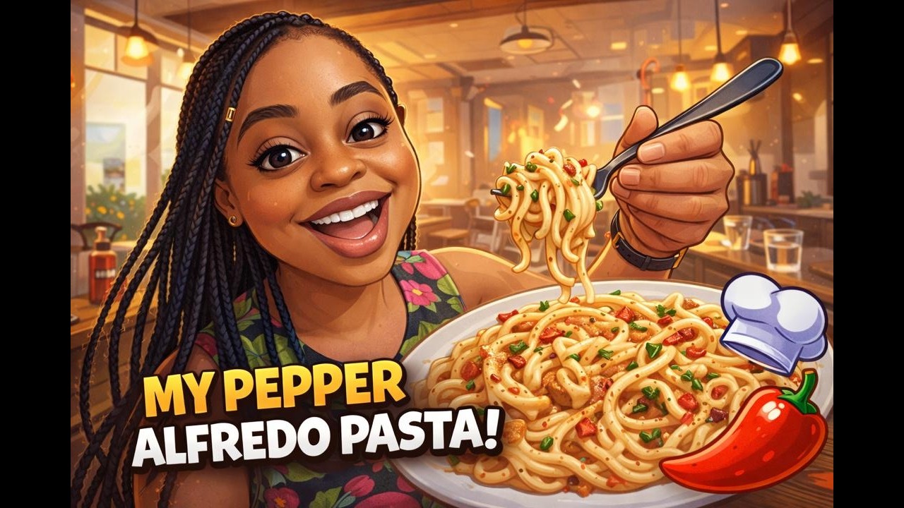 My Pepper Alfredo Pasta