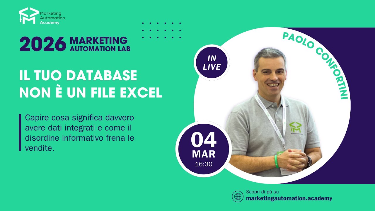 MA Lab - Il tuo database non è un file Excel