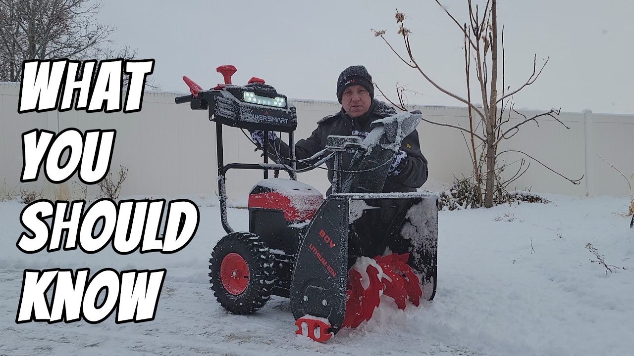 PowerSmart 80V 24in. Self-Propelled Cordless Snow Blower Review