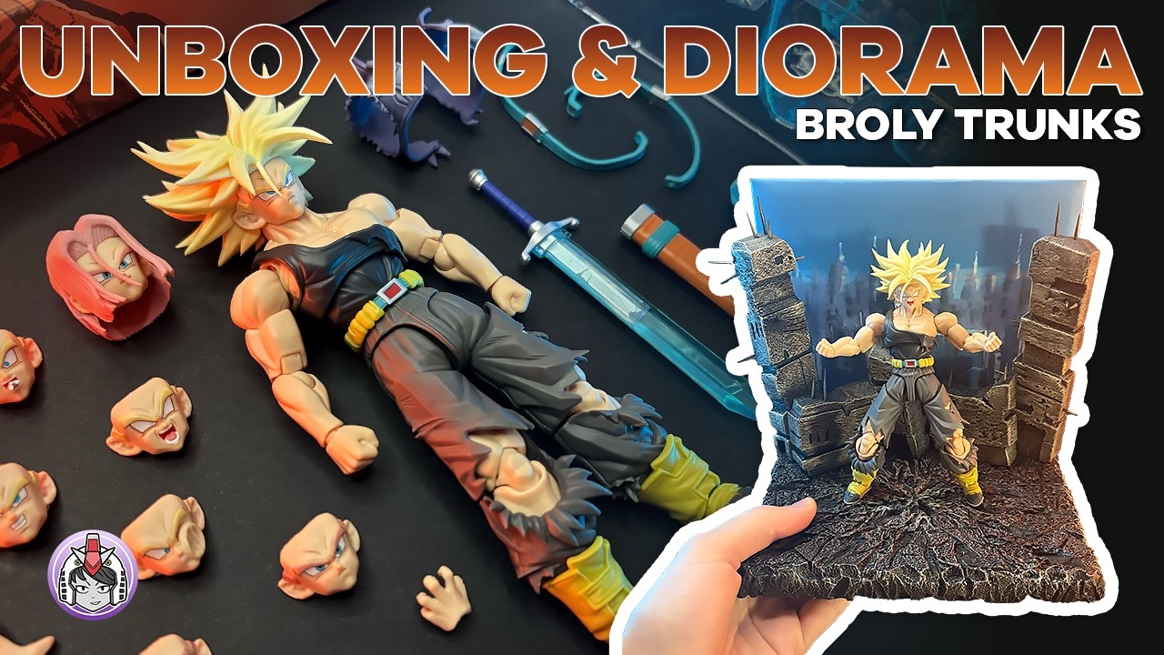 BROLY TRUNKS DIORAMA with Tonsen Arttoys Unbound Wrath B | Speed Unboxing | ASMR | Dragon Ball Z