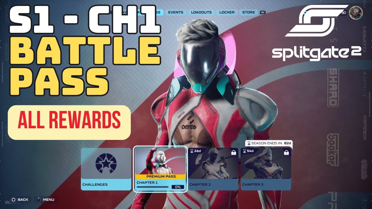 Splitgate 2 | Season 1 - Chapter 1 (Full Battle Pass Showcase)