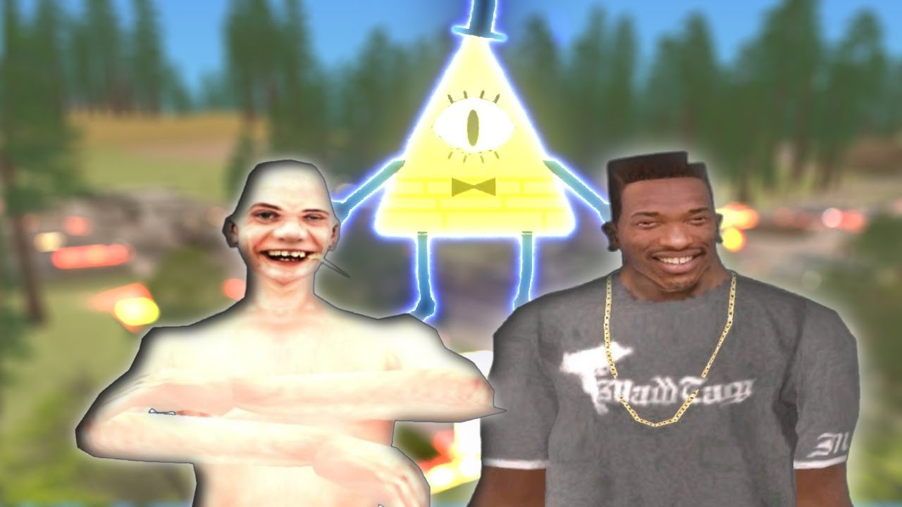 Gta San Andreas Loquendo - CJ y el Tío Gilipollas conocen a Bill Cipher