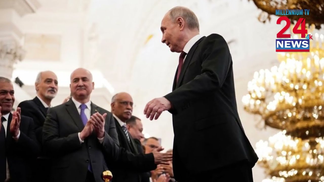 Putin sworn in for another term as Russian president in glittering Kremlin ceremony