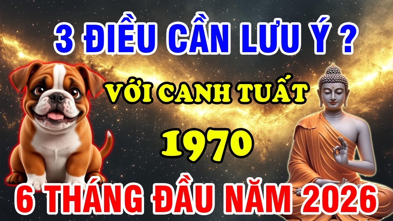 6 Tháng Đầu Năm 2026, 3 Điều Tuổi Canh Tuất 1970 Cần Lưu Ý? Có Thể Quyết Định Cả Năm Thịnh Hay Suy?