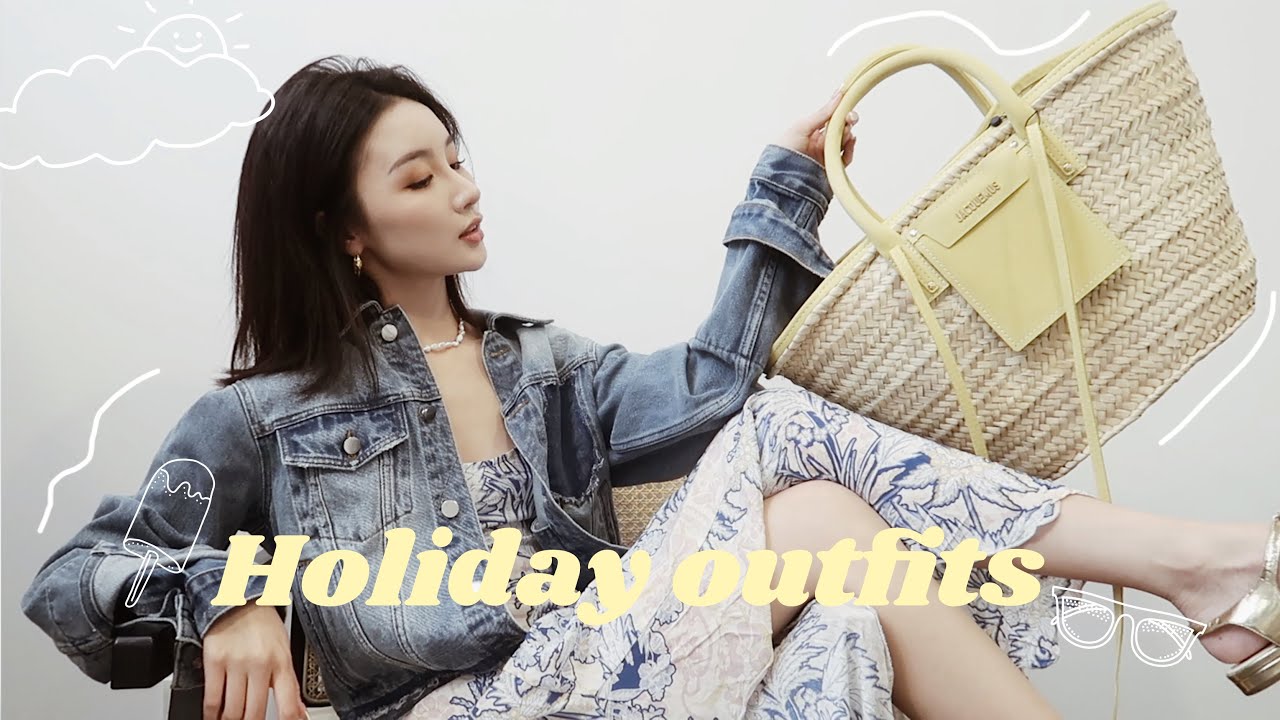 度假穿搭试衣间SimpleRetro|Free people|Holiday outfits|Summer Look🌞