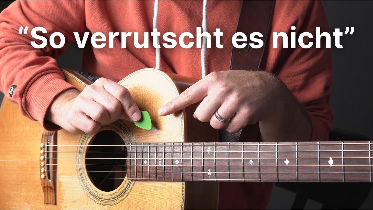 Plektrum verrutscht und es klingt nicht sauber - Zuschauerfrage