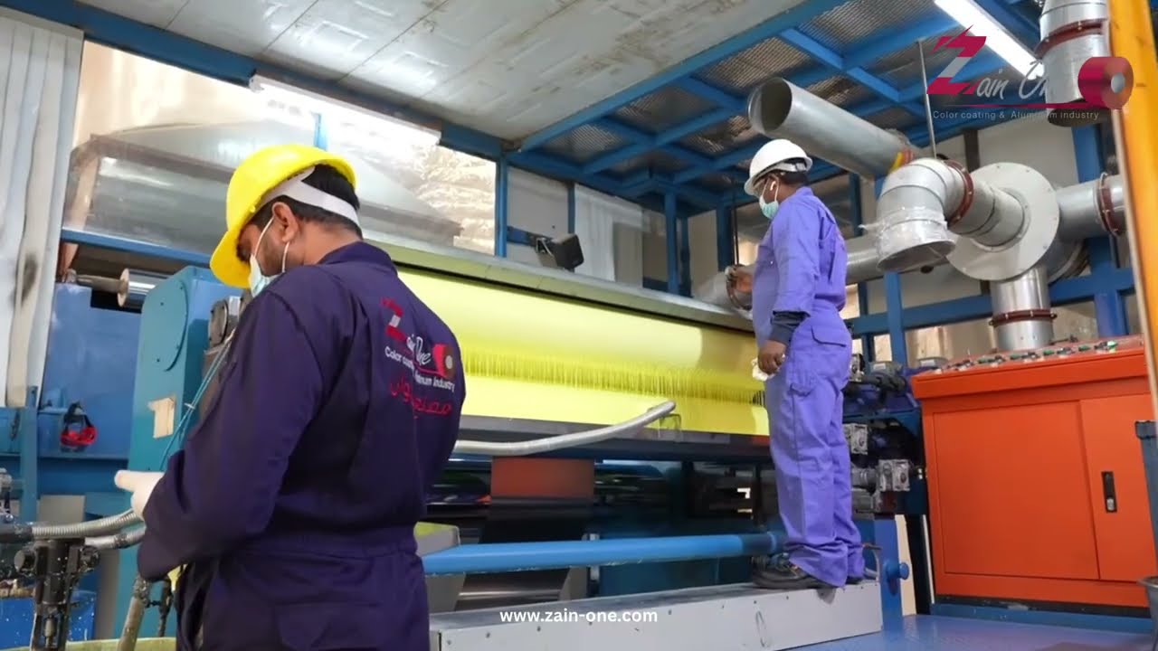 من الطلاء إلى التقطيع: عملية تصنيع الألمنيوم والاستيل | Zain One Factory : Manufacturing Process