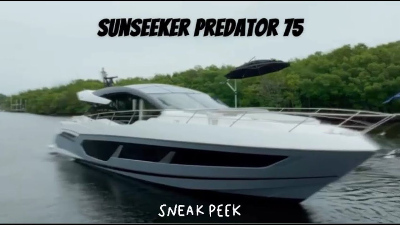 FIRST LOOK: New Sunseeker Predator 75